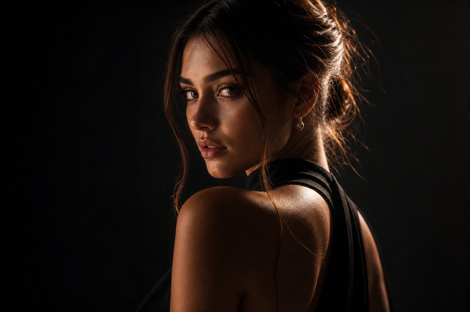 Editorial portrait visual prompt example