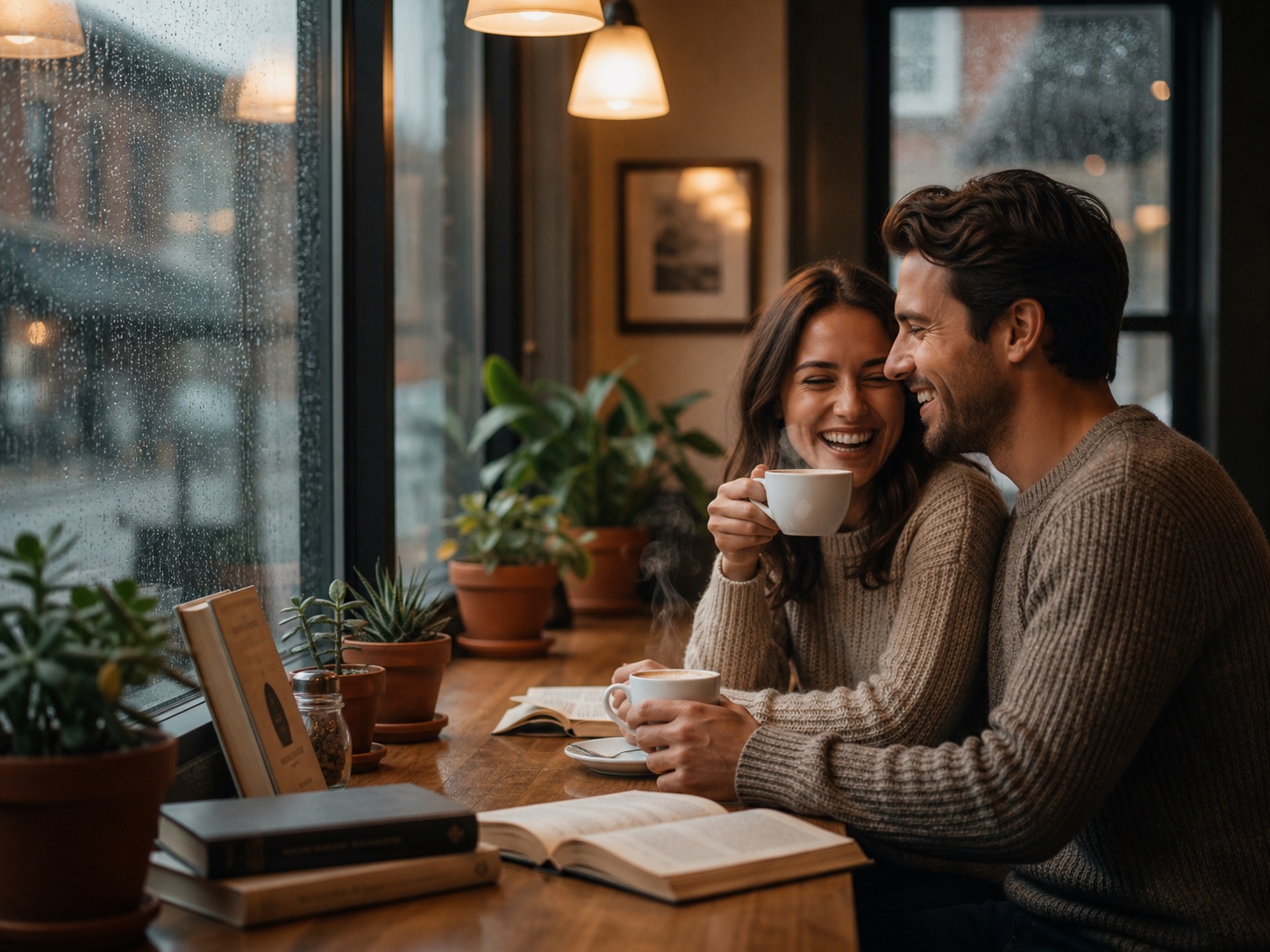 Cafe Couple Story visual reference