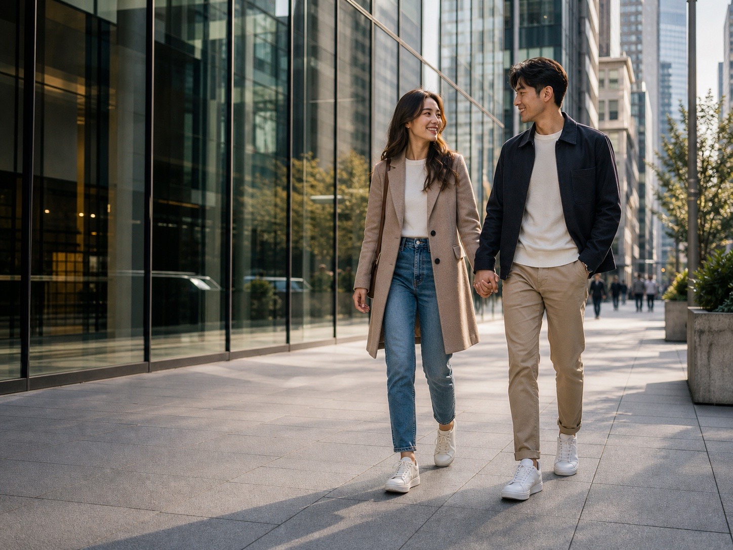 Casual Street Couple visual reference