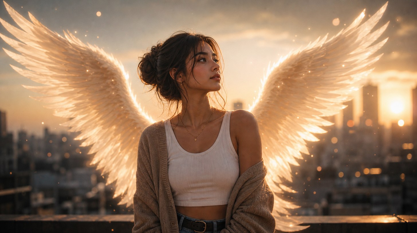 Angel Wings AI Photo Editing Prompts style direction