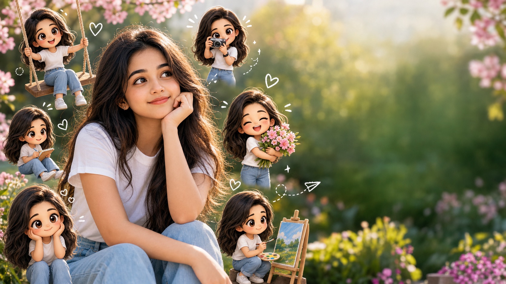 Chibi Cartoon AI Photo Prompts for Cute Character Looks style direction