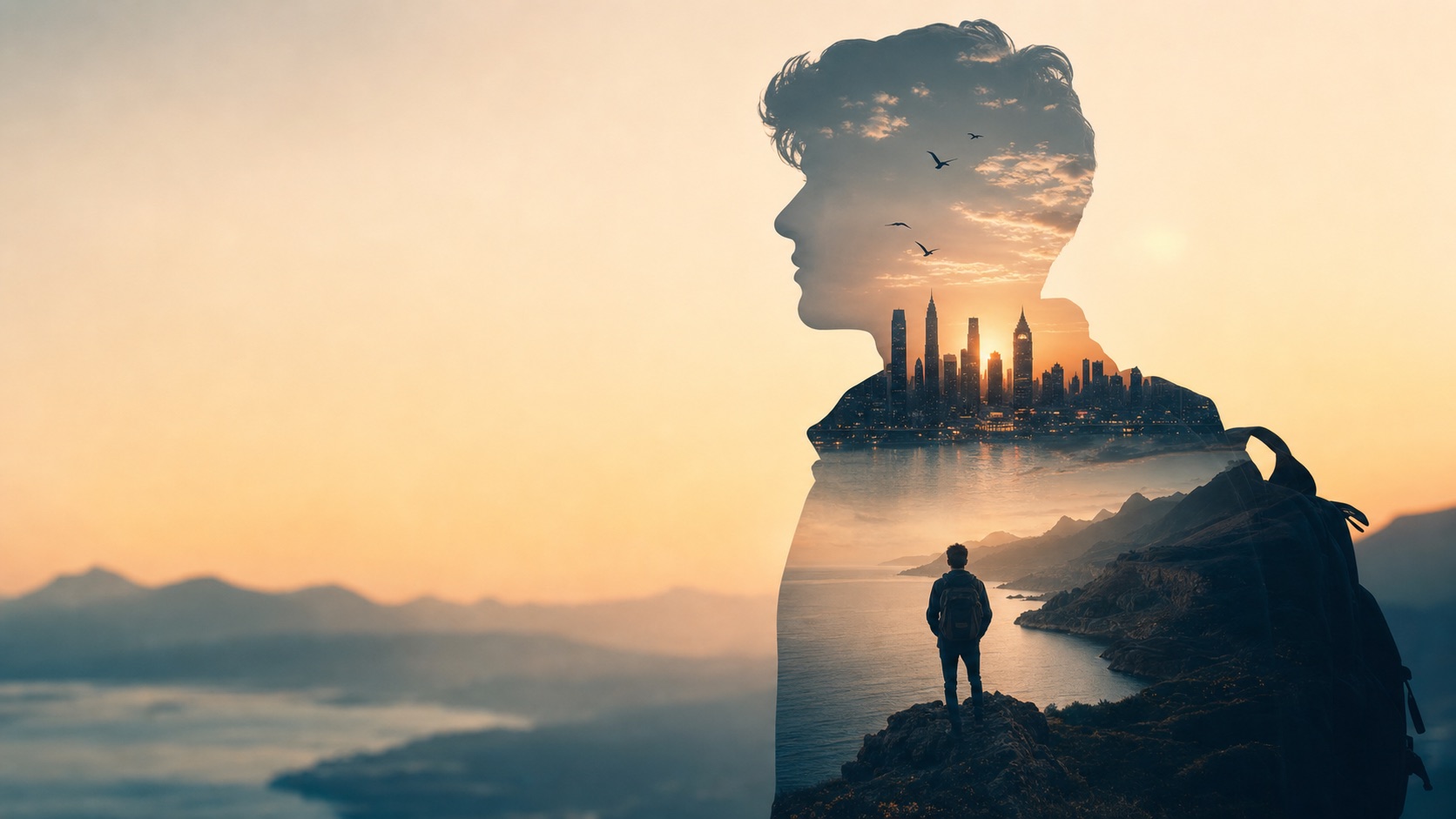 Double Exposure AI Photo Editing Prompts style direction