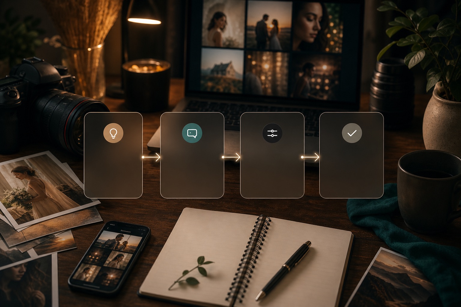 Workflow visual reference